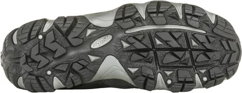 Vista 4 de Oboz Firebrand II Low B-Dry - Zapatos de senderismo para hombre, Gris