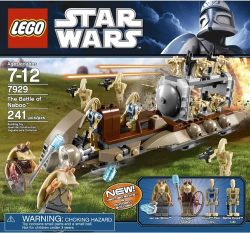 Vista 3 de LEGO Star Wars The Battle of Naboo 7929, juguete para construir
