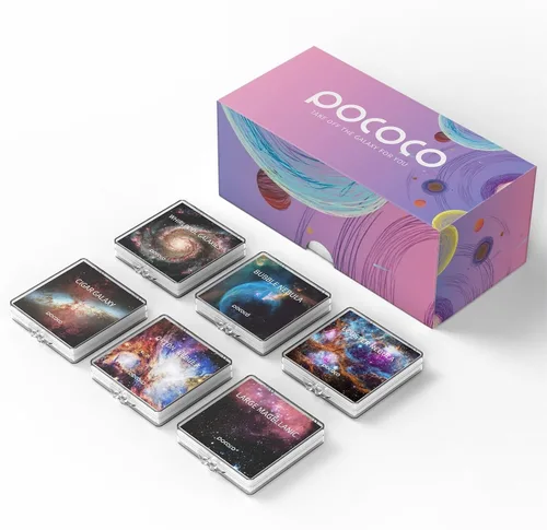 Vista 12 de POCOCO Discos realistas de la serie Constellation-1, resolución 5K, patrones realistas, 6 piezas