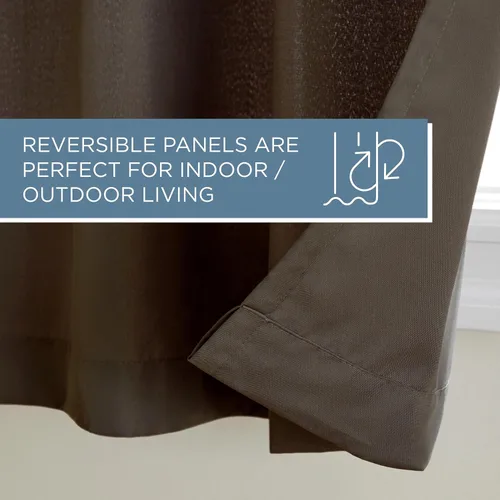 Vista 193 de TOWN & COUNTRY BASICS Cabana Cortinas Sólidas de Peso Pesado para Interiores y Exteriores, Opacidad de Filtrado de Luz con Parte Superior de Ojales