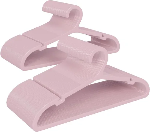 Vista 12 de ABHENG UAPY0530B - Paquete de 30 perchas para ropa, perchas de plástico antideslizantes, perchas que ahorran espacio, resistentes, para colgar ropa