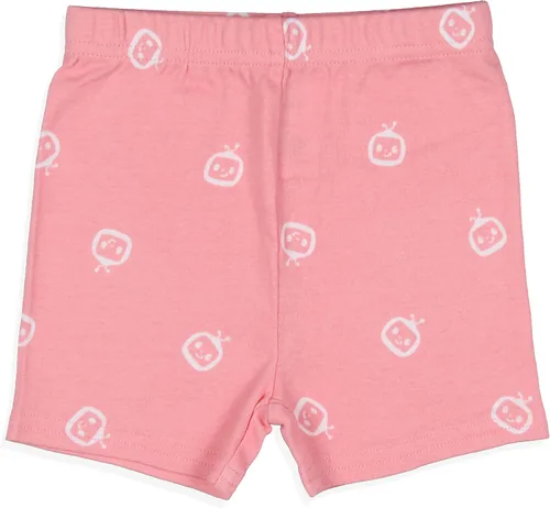 Vista 4 de Komar Kids CoComelon - Conjunto de pijama de manga corta con pantalones cortos para niñas pequeñas
