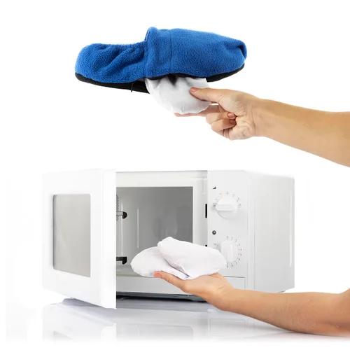 Vista 6 de Zapatillas de Casa Calentables en Microondas InnovaGoods Azul