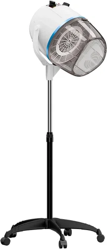 Vista 10 de JupiterForce Secador de pelo profesional con capucha de 1300 W, ajustable, capó de pie, con ruedas rodantes, para el hogar, salón, spa