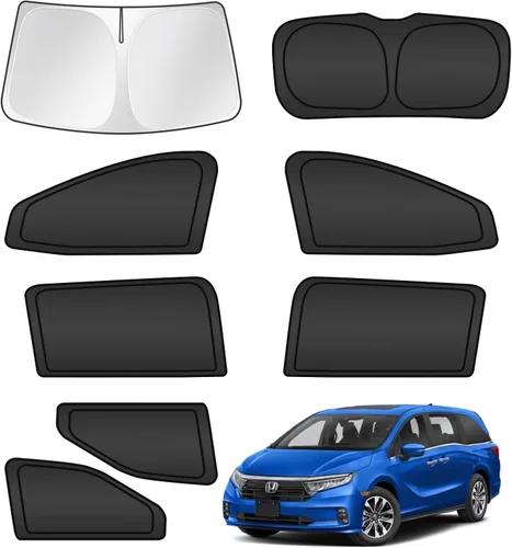 Vista 38 de T TGBROS Parasol para parabrisas para BMW X1 F48 2016 2017 2018 2019 2020 2021 2022 para ventana de automóvil, con bloqueo UV grueso y opaca