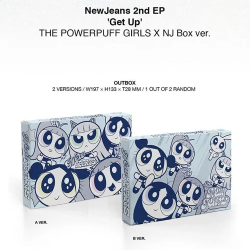 Vista 2 de NewJeans 2nd EP 'Get Up' The POWERPUFF GIRLS X NJ Box Random ver.