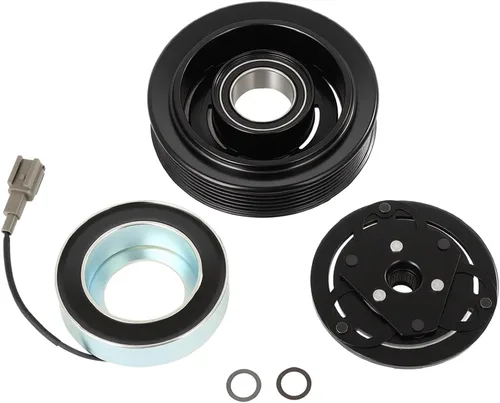 Vista 16 de cciyu Embrague del compresor del aire acondicionado para Ford Focus 2.0L 2000-2002 Asamblea de compresores de reparación de automóviles 57162 58162