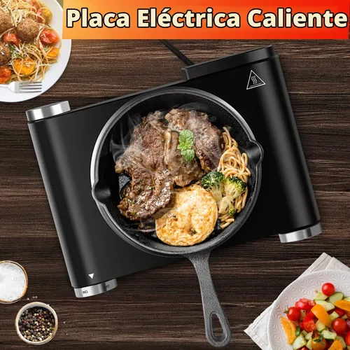 Vista 6 de CUSIMAX Placa caliente de quemador eléctrico para cocinar una sola estufa Negro