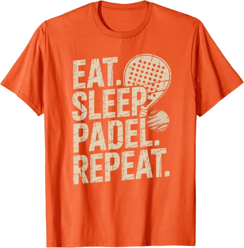 Vista 99 de Camiseta Eat Sleep Padel Repeat Padel Jugador de Tenis