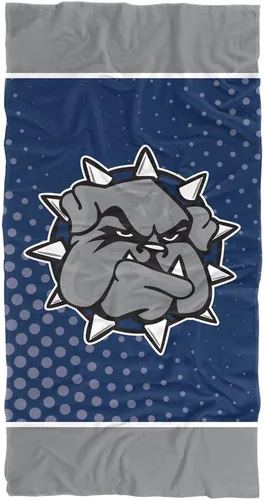 Vista 202 de LOGOVISION Manta Abilene Christian University, 30x60 Logo Dots CottonFront/PolyBackBeachTowel