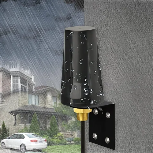 Vista 6 de Bingfu Cellular 0.14 oz LTE Trail - Antena para cámara de montaje en pared, con cable divisor SMA hembra a cable SMA macho dual - Compatible