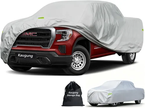 Vista 59 de Kaugung - Cubierta impermeable para camioneta, 7 capas resistentes, ajuste completo para Mitsubishi Raider 2006-2010, para todo clima, protección