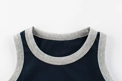Vista 5 de AQEACARMON Juego de 3 camisetas sin mangas de dinosaurio para bebés