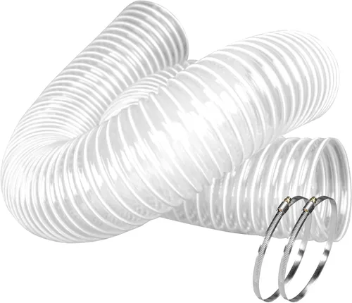 Vista 2 de PVC Dust Collection Hose 2.5" x 10',Black