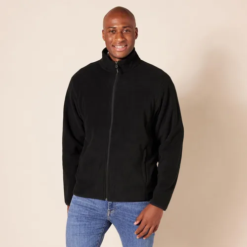 Vista 6 de Tienda Essentials - Chaqueta de vellón con cremallera completa para hombre (disponible en tallas para personas grandes y altas)
