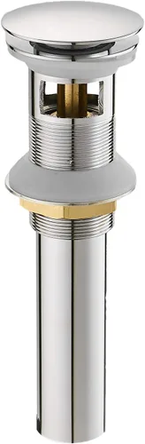 Vista 14 de BWE Tapón de drenaje negro para fregadero con desbordamiento, se adapta al orificio estándar del fregadero de baño de 1-1/2 a 1-3/4 pulgadas, negro
