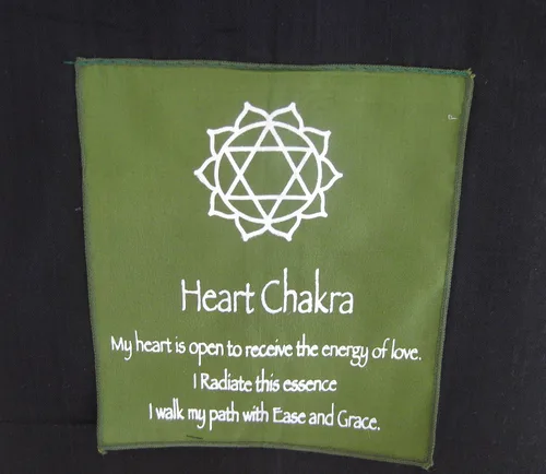 Vista 6 de OMA Bandera para colgar en la pared de meditación de 7 chakras, bandera de oración, budista tibetano, equilibrio, colgante, grande, 60 pulgadas