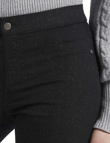 Vista 3 de HUE Leggings de mezclilla Sparkle Tux para mujer