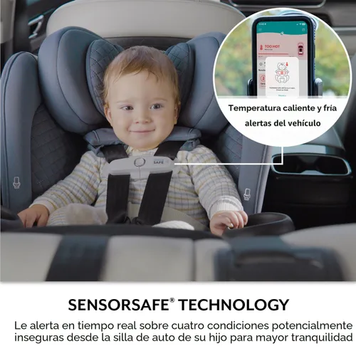 Vista 5 de Evenflo Asiento giratorio todo en uno Revolve360 Extender Travertine