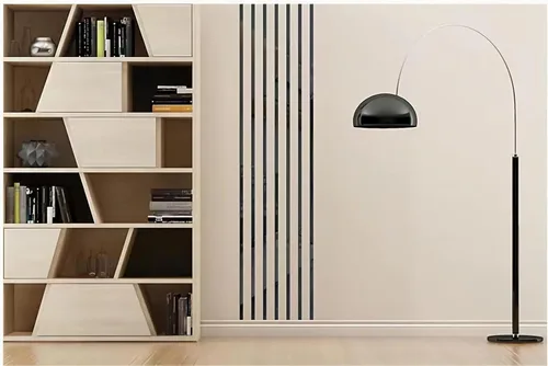 Vista 2 de 15 piezas de moldura flexible autoadhesiva, calcomanías vibrantes como espejos, calcomanías extraíbles para marcos de pared/borde de papel Negro
