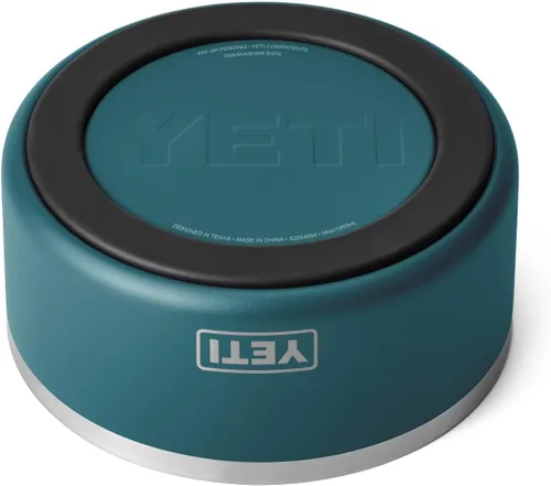 Vista 5 de YETI Boomer 8 - Tazón antideslizante y de acero inoxidable para perro, con capacidad de 64 onzas Blanco