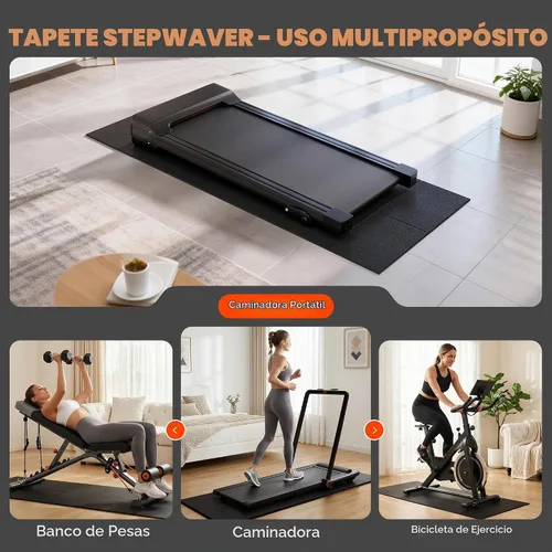 Vista 8 de Stepwaver Alfombrilla para caminatas, alfombra de caminadora para alfombras
