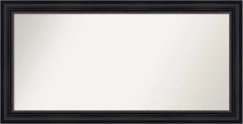 Vista 404 de Amanti Art Espejo personalizado, espejo de baño negro Astor, espejo de pared o espejo de tocador de baño sobre el fregadero (25 x 25 pulgadas)