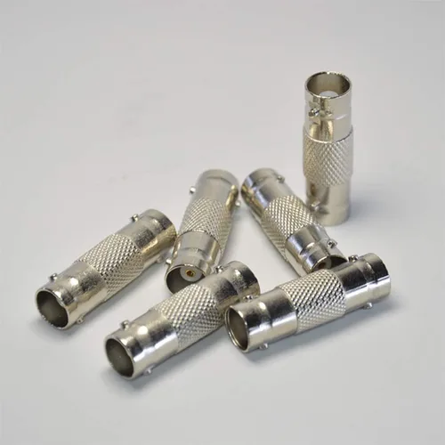 Vista 7 de 10 conectores BNC hembra a hembra y DC macho a macho de 0.217 in x 0.083 in, adaptador de conector de cable de alimentación de 12 V 5A, adaptador