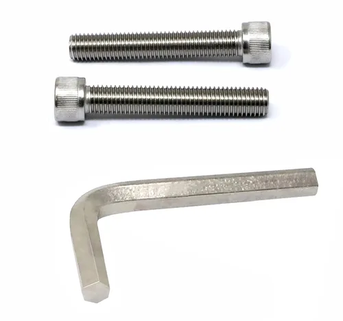 Vista 85 de iexcell Kit de tornillos de cabeza hexagonal de acero inoxidable 304, 100 unidades M2 x 0.157 in, paso de rosca de 0.016 in