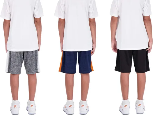 Vista 3 de Hind - Pantalones cortos de baloncesto para niños (3 unidades)