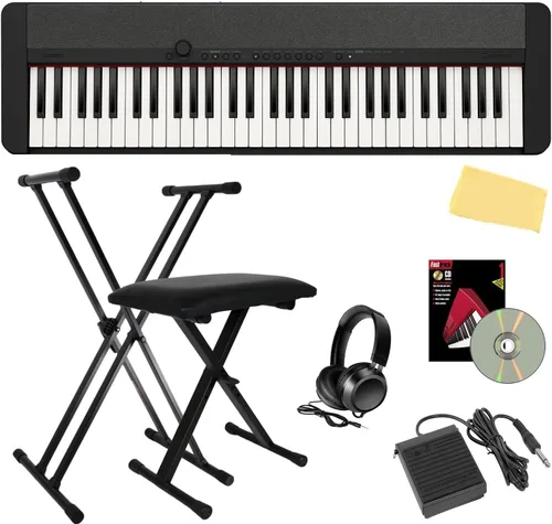 Vista 14 de Casio CT-S1 Casiotone Teclado digital portátil de 61 teclas - Negro
