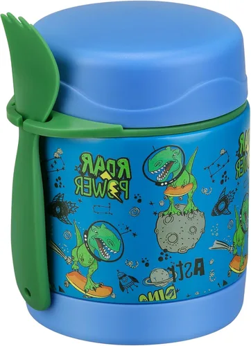 Vista 13 de Howeemo Termo para sopa de 10 oz para alimentos calientes para niños, tarro de almuerzo para niños con cuchara, contenedores aislados, a prueba