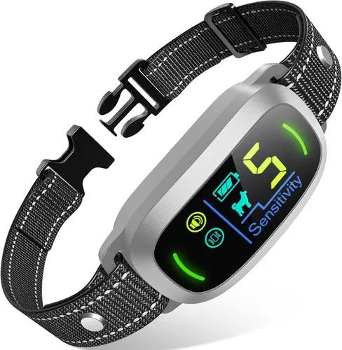 Vista 7 de FAFAFROG Collar Antiladridos para Perros de Tamaño Grande, Mediano y Pequeño, Collar Antiladridos Inteligente Recargable, Collar de Adiestramiento