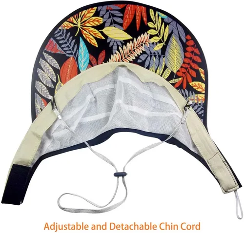 Vista 3 de HINDAWI - Sombreros de sol para mujer, ala ancha, protección UV, visera para playa de verano