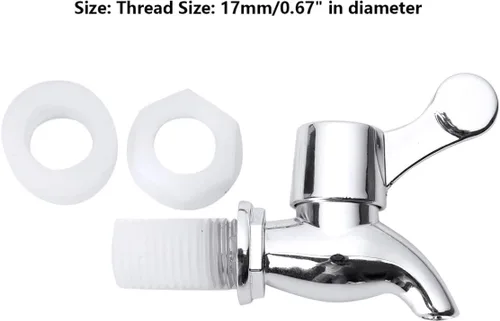 Vista 7 de Aislor Dispensador de bebidas de grado alimenticio, espita de repuesto para jarra de bebida, fermentador, contenedor de cerveza de agua, dispensador