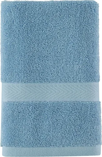 Vista 4 de Tommy Hilfiger Modern American - Toalla de baño de color sólido, 30 x 54 pulgadas, 100% algodón, 574 GSM (Sunshine)