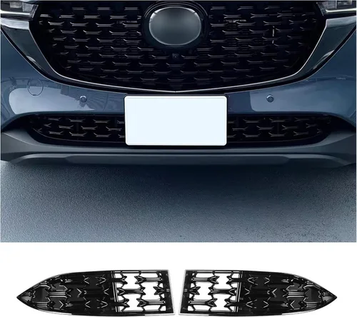 Vista 9 de CDEFG 2 piezas para parrilla delantera Mazda CX-5 2026, insertos de malla, protector de rejilla delantera inferior para Mazda CX5 2026, accesorios