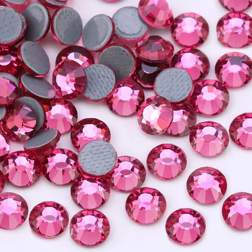 Vista 55 de Jollin Hot Fix - Diamantes de imitación de cristal con parte trasera plana, gemas de diamantes de imitación de 0.079 pulgadas