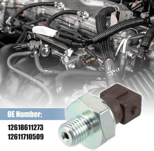 Vista 2 de X AUTOHAUX Reemplazo del sensor de presión del carril de combustible para BMW 328i 335i 535i 640i X3 X5 12618611273 12611710509