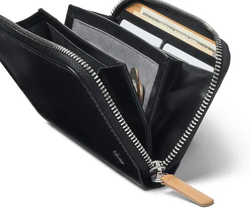 Vista 5 de Bellroy Folio monedero de cuero premium cierre de cremallera