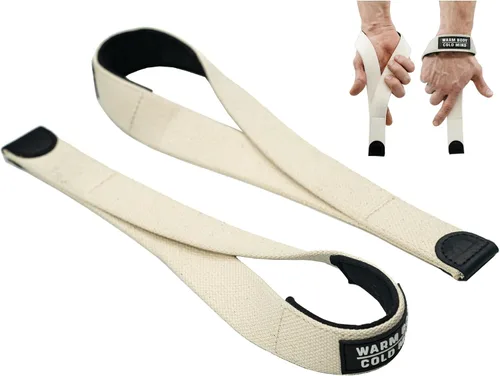 Vista 8 de WARM BODY COLD MIND V2 - Correas de muñeca para levantamiento de pesas, correas de mano para levantamiento de pesas, culturismo