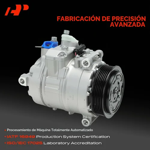 Vista 4 de Compresor de aire acondicionado A-Premium con embrague Compatible con Mercedes-Benz Clase C C230 C320, CLK-Clase CLK320 CLK350, Clase E E300 E350