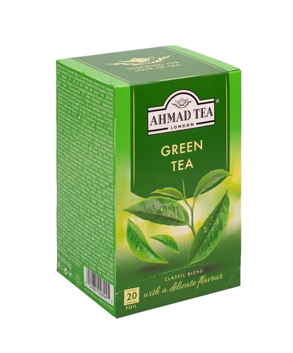 Vista 4 de Ahmad Tea Té verde puro, cajas de 20 unidades (paquete de 6)