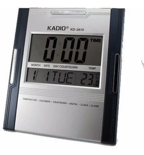 Vista 3 de Reloj Digital De Pared con Temperatura y Fecha