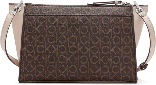 Vista 3 de Calvin Klein Reyna Crossbody, Logotipo marróncaquihongo