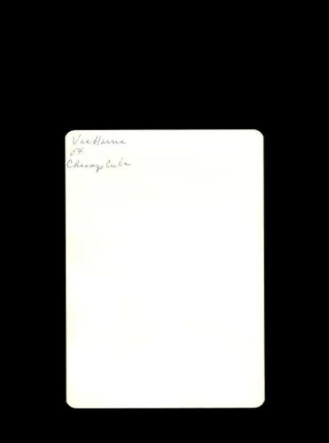 Vista 2 de Vic Harris Signed Original 1970`s 4x5 Snaphot Photo Chicago Cubs At Wrigley