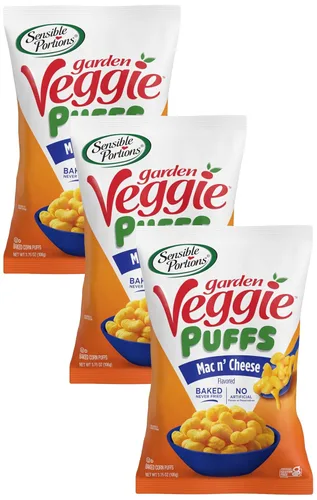 Vista 16 de Sensible Portions Garden Veggie Puffs, hecho con aceite de aguacate, aperitivo sin gluten, aperitivos para niños y familias, sabor rancho de eneldo