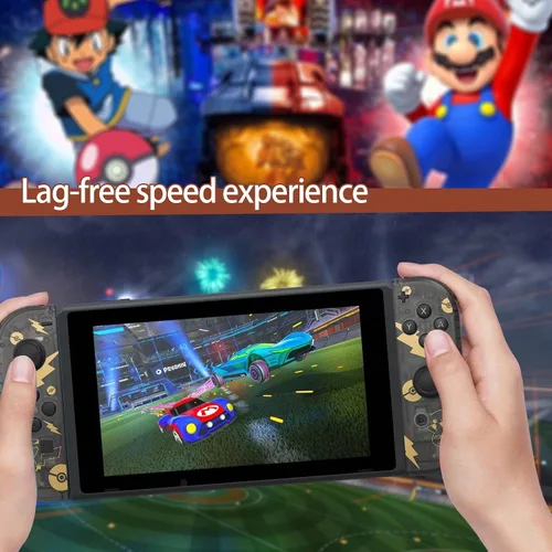 Vista 4 de SOUKEYHH Controller for Nintendo Switch, Replacement Switch Controllers with Dual VibrationWake-upScreenshot