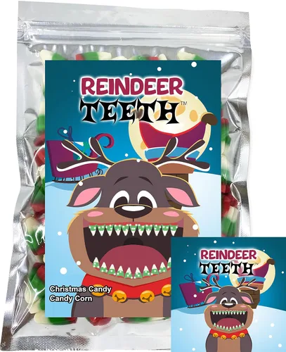 Vista 8 de Killer Bunny Dientes Pastel Candy Corn divertido y único cesta de Pascua, regalo de broma para cumpleaños, niñas, niños y adolescentes (7 onzas)