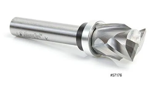 Vista 7 de Amana Tool - 57176 Patrón espiral de carburo sólido/compresión de inmersión 7/8 de diámetro x 1-9/64 x 1/2